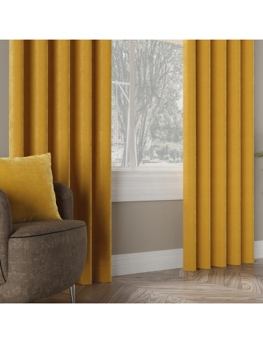 Tkanina zasłonowa Velvi 300 cm szafranowy 019