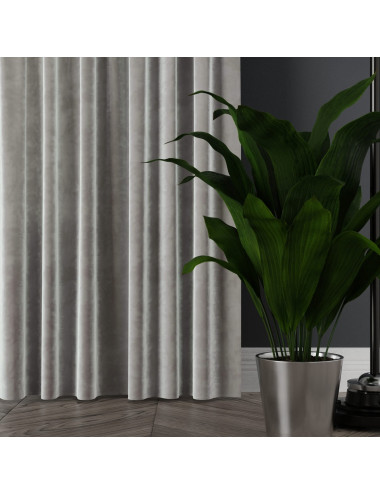 Tkanina zasłonowa Velvi 300 cm szara 020