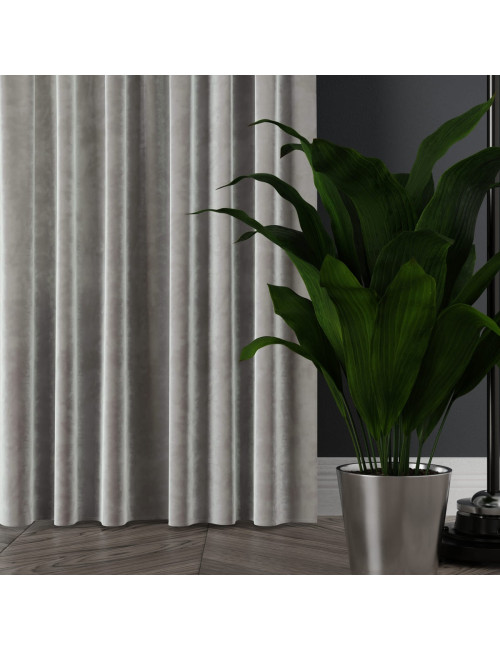 Tkanina zasłonowa Velvi 300 cm szara 020