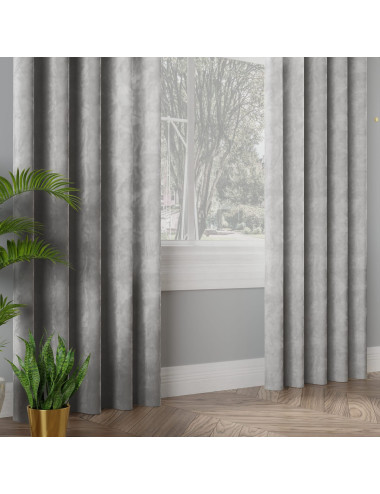 Tkanina zasłonowa Velvi 300 cm pastelowy szary 021