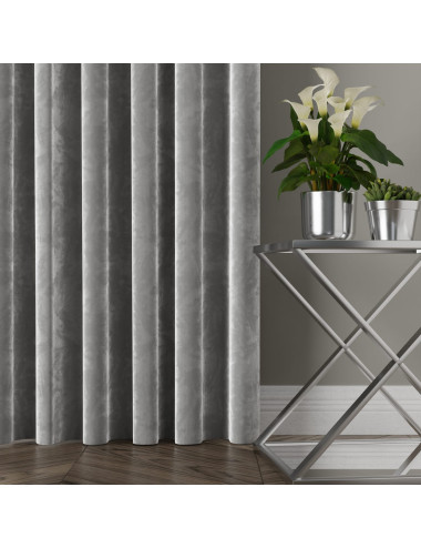 Tkanina zasłonowa Velvi 300 cm chłodny szary 022