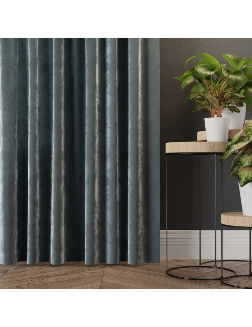 Tkanina zasłonowa Velvi 300 cm niebieski 063