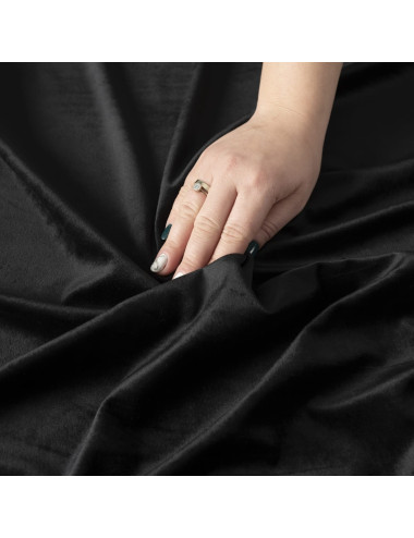 Tkanina zasłonowa Velvi 300 cm czarny 111