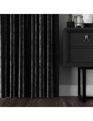Tkanina zasłonowa Velvi 300 cm czarny 111