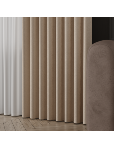 Tkanina zasłonowa Sybilla 320 cm beżowy 111