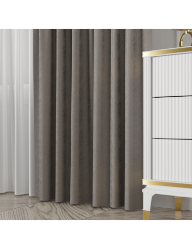 Tkanina zasłonowa Sybilla 320 cm szary 112