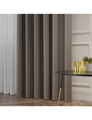 Tkanina zasłonowa Sybilla 320 cm ciemny szary 109