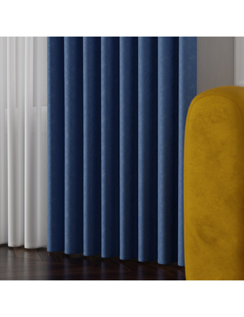 Tkanina zasłonowa Sybilla 320 cm niebieski 139