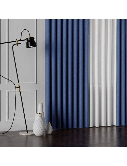 Tkanina zasłonowa Sybilla 320 cm niebieski 139