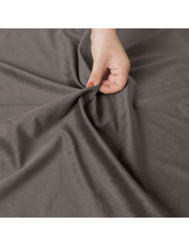 Tkanina zasłonowa Velvet 300 cm chłodny brązowy 018