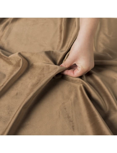 Tkanina zasłonowa Velvet 300 cm brązowy 016