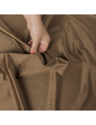Tkanina zasłonowa Velvet 300 cm ciepły brązowy 015