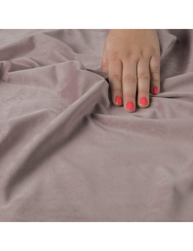 Tkanina zasłonowa Velvet 300 cm pastelowy fioletowy 035