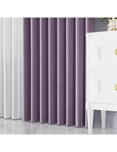 Tkanina zasłonowa Velvet 300 cm wrzosowy 033