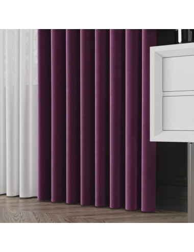 Tkanina zasłonowa Velvet 300 cm fioletowy 050