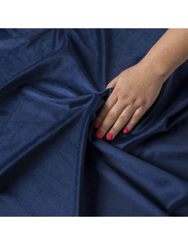 Tkanina zasłonowa Velvet 300 cm granatowy 109