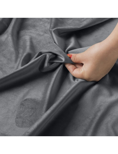 Tkanina zasłonowa Velvet 300 cm ciemny szary 070