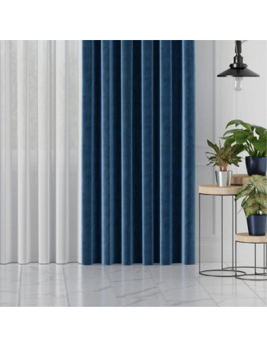 Tkanina zasłonowa Velvet 300 cm ciemny niebieski 108