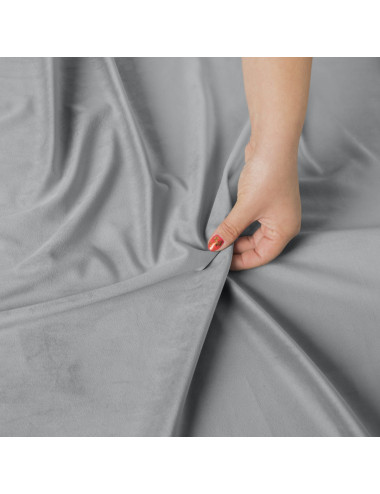 Tkanina zasłonowa Velvet 300 cm jasny szary 067