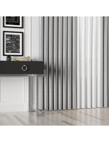 Tkanina zasłonowa Velvet 300 cm szary 068