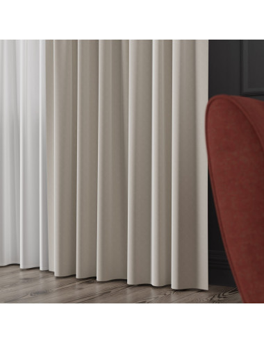 Tkanina zasłonowa Lima 300 cm kremowy 004