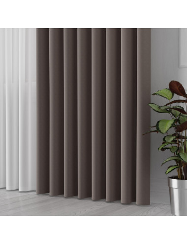 Tkanina zasłonowa Lima 300 cm brązowy 017