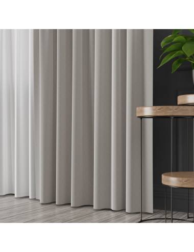 Tkanina zasłonowa Lima 300 cm chłodny beżowy 008