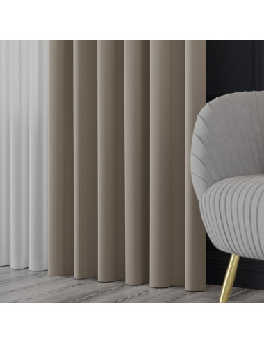 Tkanina zasłonowa Lima 300 cm chłodny kremowy 049