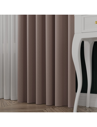 Tkanina zasłonowa Lima 300 cm ciemny pudrowy różowy 062
