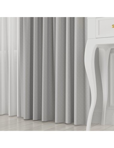 Tkanina zasłonowa Lima 300 cm jasny szary 009
