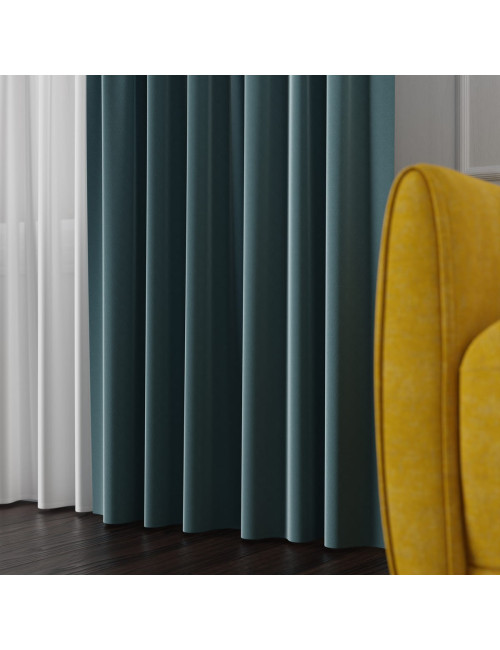 Tkanina zasłonowa Lima 300 cm petrol 024