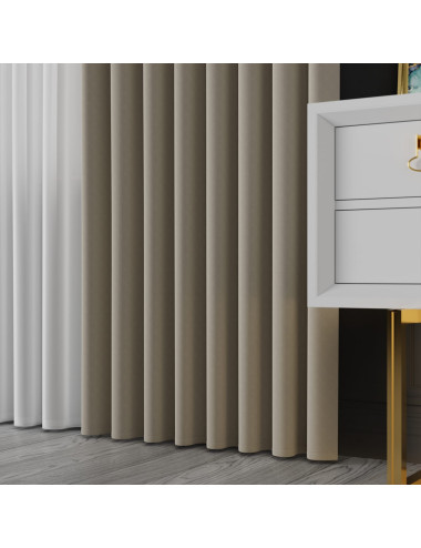 Tkanina zasłonowa Lima 300 cm nude 050