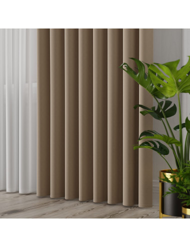 Tkanina zasłonowa Lima 300 cm camelowy 014