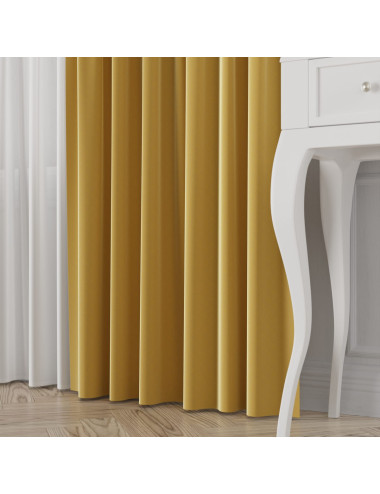 Tkanina zasłonowa Lima 300 cm szafranowy żółty 032