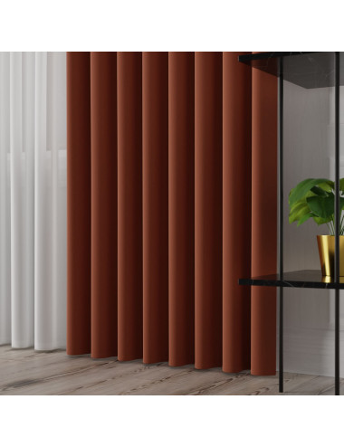Tkanina zasłonowa Lima 300 cm rdzawy 036