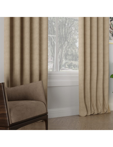 Tkanina zasłonowa Milas 290 cm beżowy 009