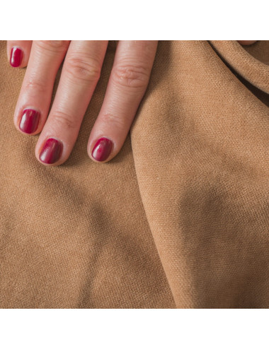 Tkanina zasłonowa Milas 290 cm ciepły brązowy 008