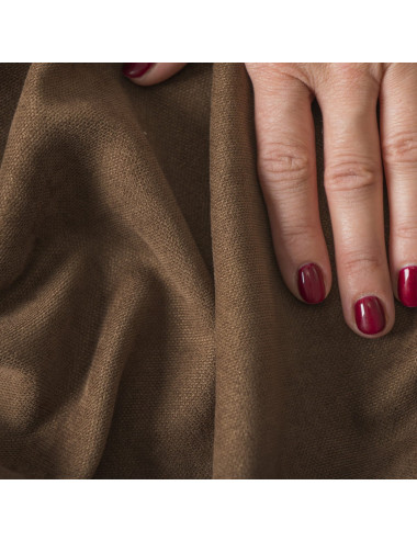 Tkanina zasłonowa Milas 290 cm brązowy 011