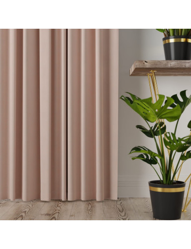 Tkanina zasłonowa Milas 290 cm pudrowy różowy 018