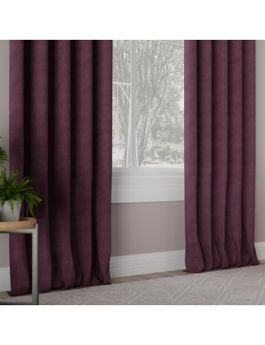 Tkanina zasłonowa Milas 290 cm wrzosowy 026