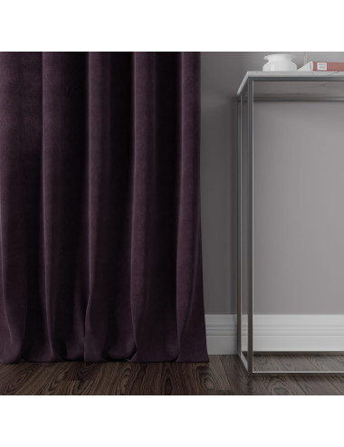 Tkanina zasłonowa Milas 290 cm śliwkowy 031