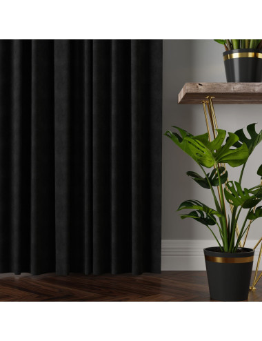 Tkanina zasłonowa Milas 290 cm czarny 039