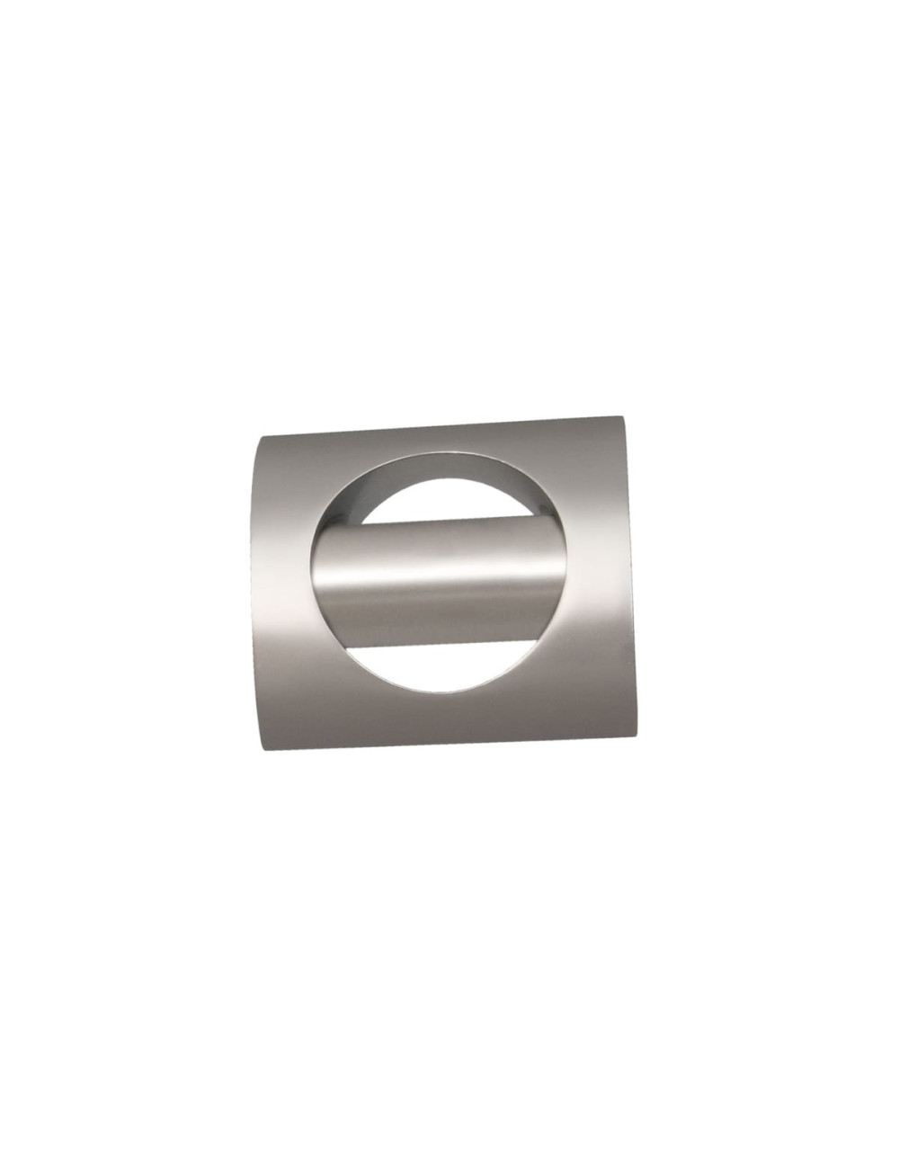 Końcówka piazza do karnisza drążkowego 25 mm satyna nikiel