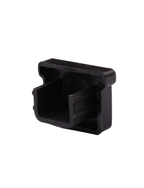 Zaślepka do szyny TS wciskana czarna