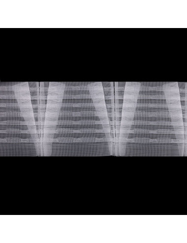 Taśma flex do firan i zasłon szerokość 100 mm, szerokość 10 cm, marszczenie 1:2