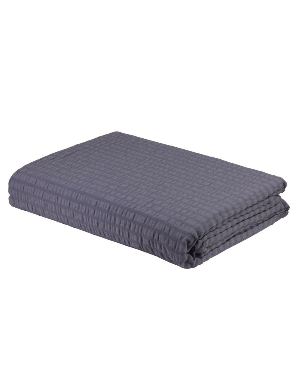 Komplet pościeli bawełnianej kora 160x200 ciemny szary + 2x poszewka