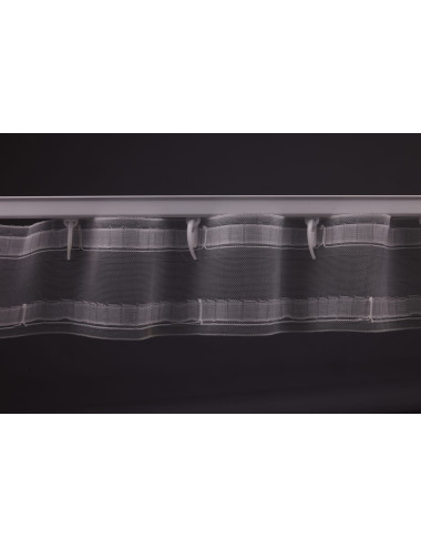 Ślizg na sznurku UNI obrotowy fala 6 cm biały